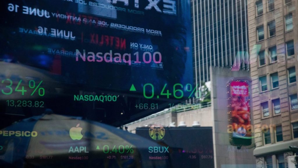 How Sequoia-backed Ethos reached the public market while rivals fell short Stock market information at the Nasdaq MarketSite in New York, US, on Friday, June 9, 2023.