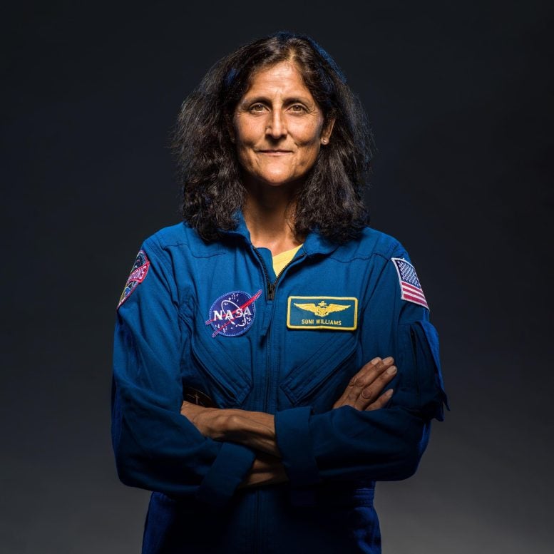 A Record-Setting NASA Astronaut Says Goodbye NASA Astronaut Suni Williams Portrait