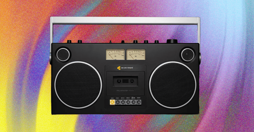 We Are Rewind GB-001 Cassette Boombox: Old-School Stylish