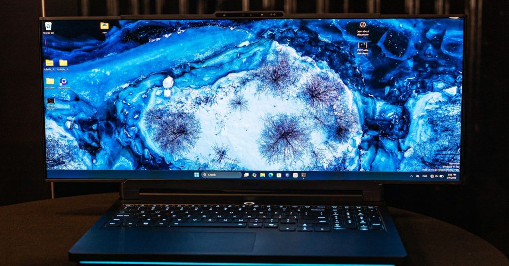 Lenovo’s Legion Pro Rollable Gaming Laptop Goes Ultrawide at the Press of a Key