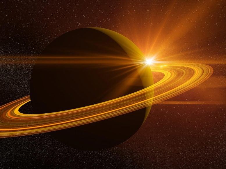 A Missing Moon May Have Created Both Titan and Saturn’s Rings Saturn Rings Art Illustration