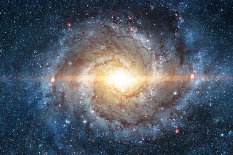 Ancient Dusty Galaxies Discovered at the Edge of the Universe Rewrite Cosmic History Spiral Galaxy Astronomy Stars Close up