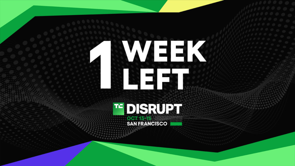 TechCrunch Disrupt 2026 Super Early Bird rates end in 1 week TechCrunch Disrupt 2026 1 week left