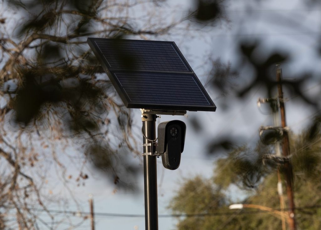 Americans are destroying Flock surveillance cameras A Flock surveillance camera in Houston, Texas, US, on Wednesday, Feb. 4, 2026. Flock counts more than 6,000 customers that are using its license plate readers, camera-equipped drones, gunshot detection devices and software, with customers in every state except Alaska. Photographer: Antranik Tavitian/Bloomberg via Getty Images