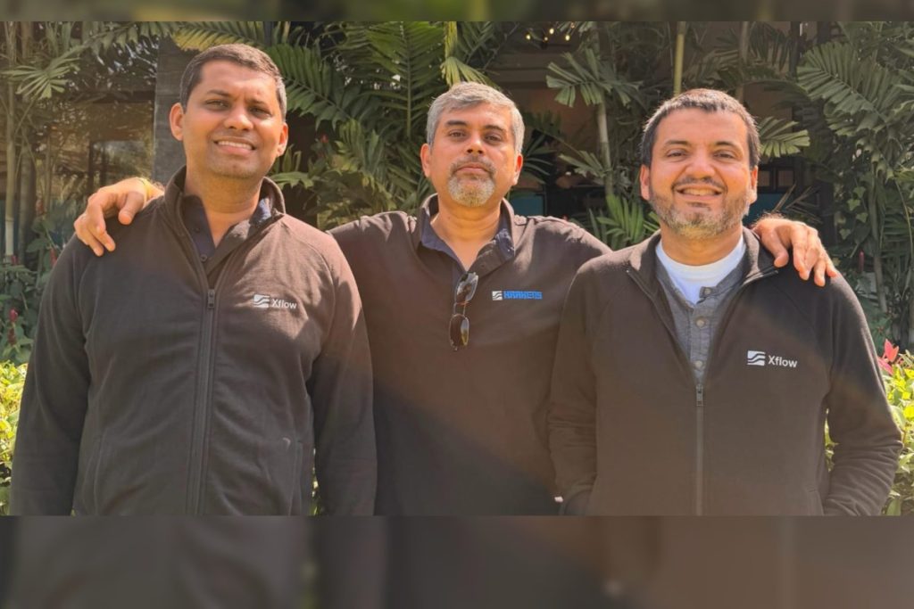 Xflow founders Anand Balaji, Ashwin Bhatnagar and Abhijit Chandrasekaran